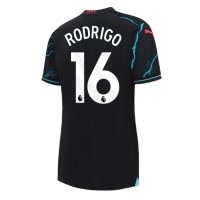 Billiga Manchester City Rodri Hernandez #16 Tredje fotbollskläder Dam 2023-24 Kortärmad